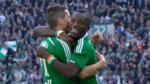 Saint Etienne 2-0 Lorient (Vòng 27 Ligue 1 (2014/15)