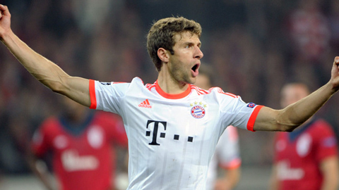 Thomas Mueller - Cầu thủ xuất sắc nhất vòng 24 Bundesliga