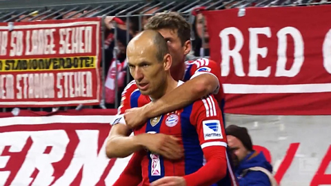 Robben, cầu thủ hay nhất của Bayern ở thời điểm hiện tại?