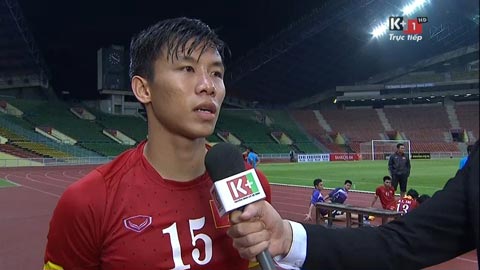 Ngọc Hải trả lời phỏng vấn sau trận U23 Việt Nam 0-2 U23 Nhật Bản