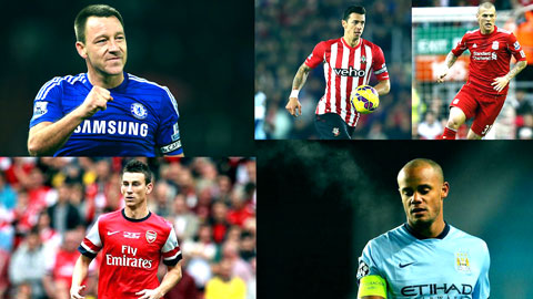 5 trung vệ xuất sắc nhất Premier League 2014/15