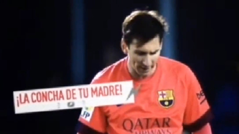 Messi văng tục với trọng tài