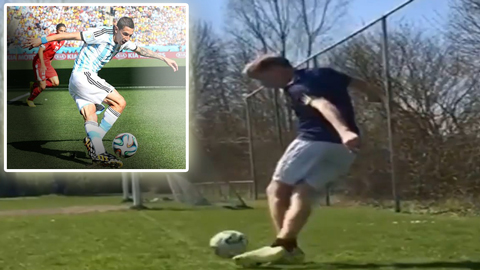 Dùng Rabona ghi bàn từ chấm phạt góc đẹp không kém gì Di Maria