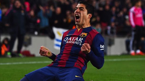 Suarez lập hat-trick đầu tiên tại Barcelona