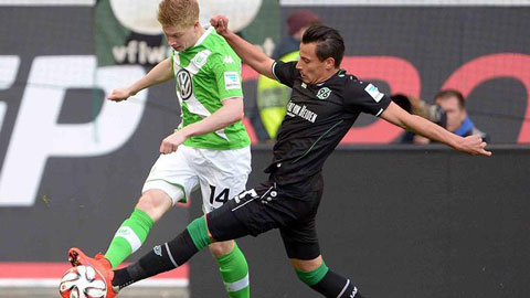 Wolfsburg 2-2 Hannover 96