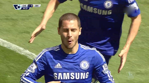 Hazard đá hỏng penalty nhưng vẫn ghi bàn (Trực tiếp: Chelsea 1-0  Crystal Palace)