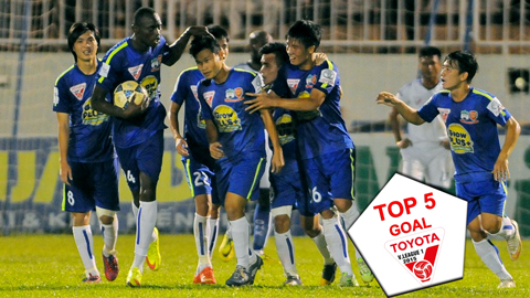 Top 5 bàn thắng đẹp nhất vòng 12 V.League