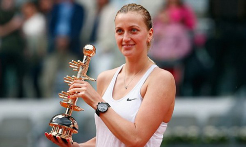 Hạ Kuznetsova, Kvitova lần thứ 2 vô địch Madrid Open