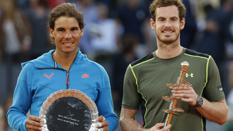 Đánh bại Nadal, Murray lần thứ 2 vô địch Madrid Open