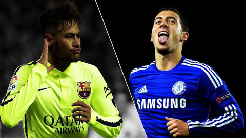 Neymar và Hazard, kẻ tám lạng, người nửa cân