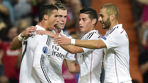 10 bàn thắng đẹp nhất của Real Madrid ở mùa giải 2014/15