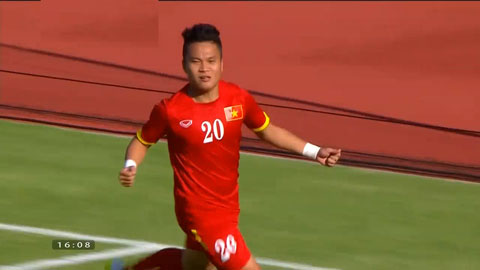 Công Phượng chuyền bóng như đặt cho Phi Sơn ghi bàn (U23 Việt Nam - U23 Brunei)