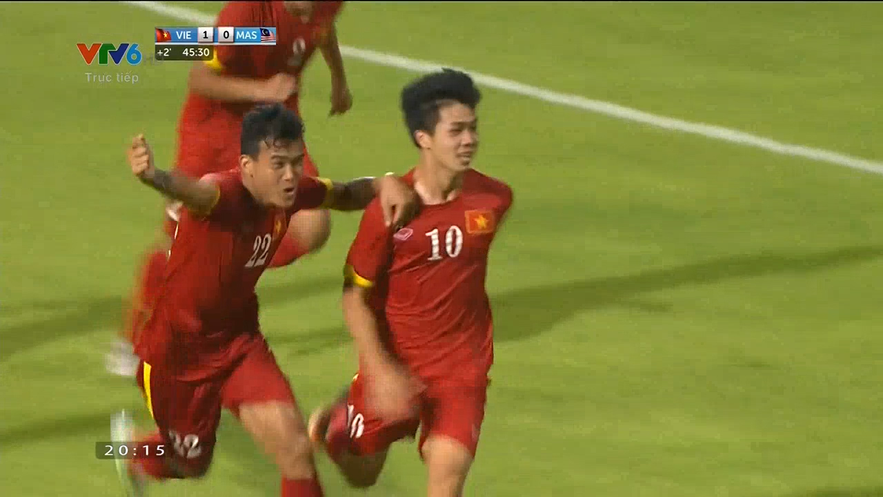 Công Phượng kết thúc pha phản công hoàn hảo của U23 Việt Nam