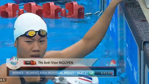 Vừa xuất trận, Ánh Viên đã lập kỷ lục SEA Games