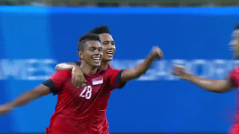 U23 Campuchia 1-3 U23 Singapore