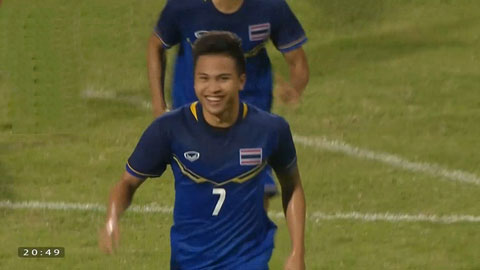 Thái Lan nâng tỷ số lên 2-0 từ chấm 11m (U23 VN vs U23 Thái Lan)