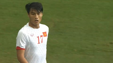 Hồng Quân là người đầu tiên tung sút (U23 VN vs Myanmar)