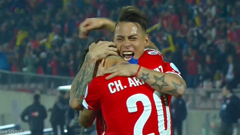 Eduardo Vargas lập công (Chile 1-0 Peru)