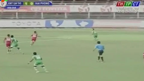 XSKT Cần Thơ 2-1 Hải Phòng (Vòng 18 Toyota V. League 2015)
