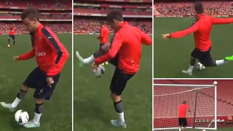 Lập siêu phẩm Rabona, Koscielny thách thức Ronaldo