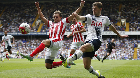 Tottenham 2-2 Stoke City (Vòng 2 Ngoại hạng Anh 2015/16)