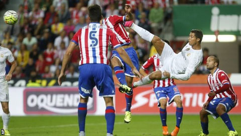 Sporting Gijon 0-0 Real (Vòng 1 La Liga 2015/16)