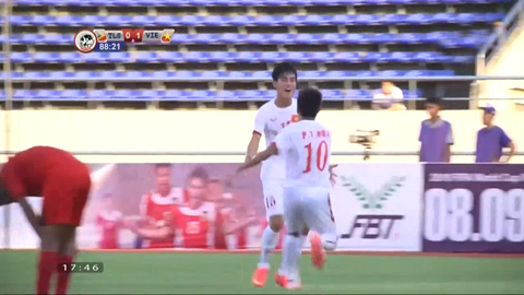 Tiến Linh xâu kim thủ môn gia tăng cách biệt (U19 Việt Nam 2-0 U19 Đông Timor)