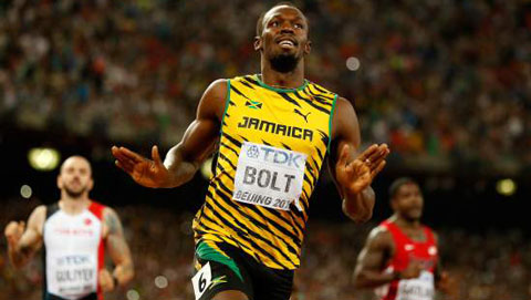 Usain Bolt giành HCV 200m ở giải Điền kinh VĐTG 2015