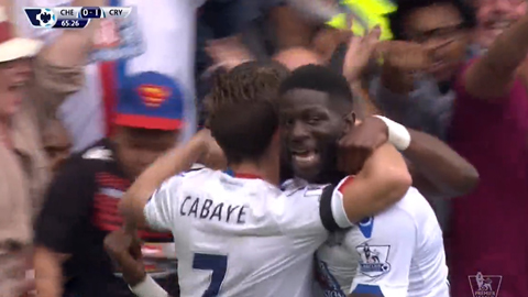 Sako mở tỷ số (Chelsea 0-1 Crystal Palace)