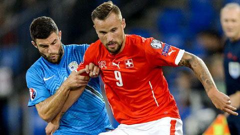 Thụy Sỹ 3-2 Slovenia (Bảng E - Vòng loại Euro 2016)