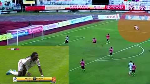 Sao SHB.ĐN tái hiện màn ăn mừng siêu dị của Gomis