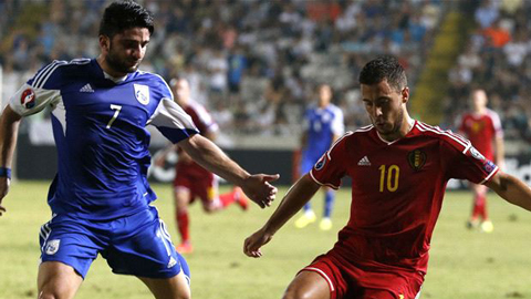 Đảo Síp 0-1 Bỉ (Bảng B – Vòng loại Euro 2016)