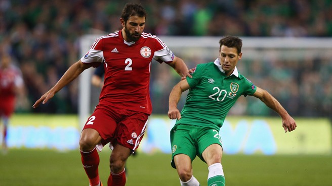 Ireland 1-0 Georgia (Bảng D - Vòng loại Euro 2016)