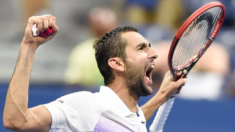 Marin Cilic 3-2 Jo-Wilfried Tsonga (Tứ kết US Open 2015)
