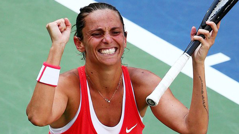 Roberta Vinci 2-1 Kristina Mladenovic (Tứ kết US Open 2015) 