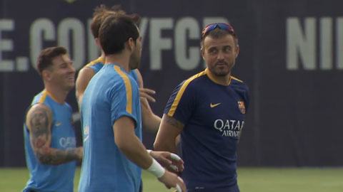 Những hình ảnh tập luyện ấn tượng của Barca