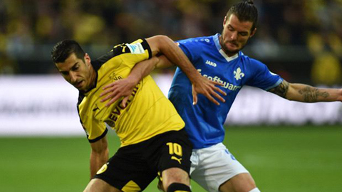 Dortmund 2-2 Darmstadt (Vòng 7 Bundesliga 2015/16)