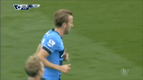 Harry Kane vụng về đốt lưới nhà (Swansea 2-1 Tottenham)