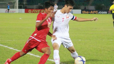 U19 Việt Nam 1-0 U19 Myanmar (Vòng loại U19 châu Á 2016)