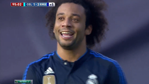 Đến lượt Marcelo lập công (Celta Vigo 1-3 Real Madrid)