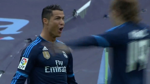 Ronaldo dứt điểm hiểm hóc mở tỷ số (Celta Vigo 1-3 Real Madrid)