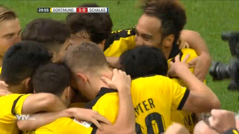 Kagawa mở tỉ số (Trực tiếp: Dortmund 1-0 Schalke)