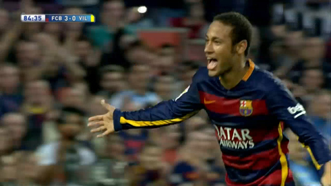Neymar lập cú đúp (Barca 3-0 Villarreal)