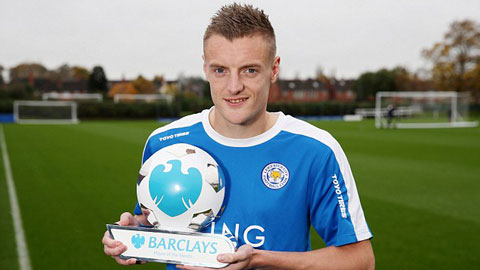 Jamie Vardy - Cầu thủ xuất sắc nhất Premier League tháng 10