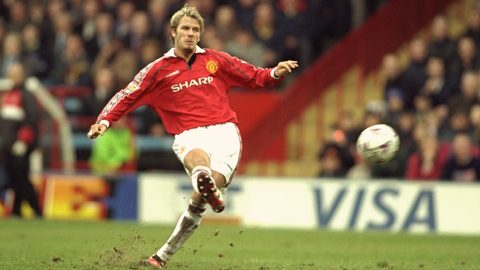 M.U công bố 7 bàn thắng đẹp nhất của Beckham trong màu áo Quỷ đỏ