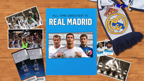 Đội hình xuất sắc nhất mọi thời đại của Real Madrid