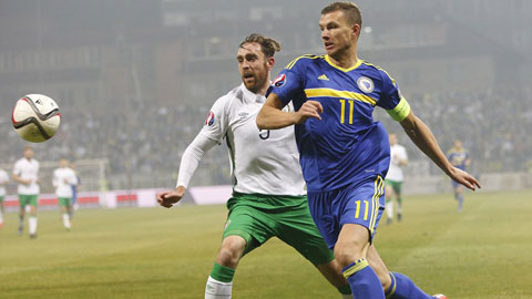 Bosnia & Herzegovina 1-1 CH Ireland (Lượt đi Play-off vòng loại Euro 2016)