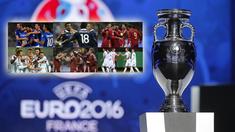 EURO 2016: 24 gương mặt và 6 ứng viên sáng giá cho danh hiệu vô địch