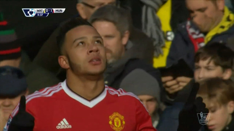 Herrera tạt bóng như đặt cho Depay mở tỷ số (Watford 1-2 M.U)