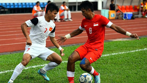 U21 báo TN.VN 1-1 U21 Singapore (Pen: 5-6, Tranh giải Ba U21 Quốc tế báo Thanh Niên - Cúp Clear Men 2015)